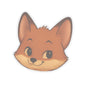 Fox Sticker – "Cheeky Fox" Kiss-Cut Vinyl for Laptops & Journals
