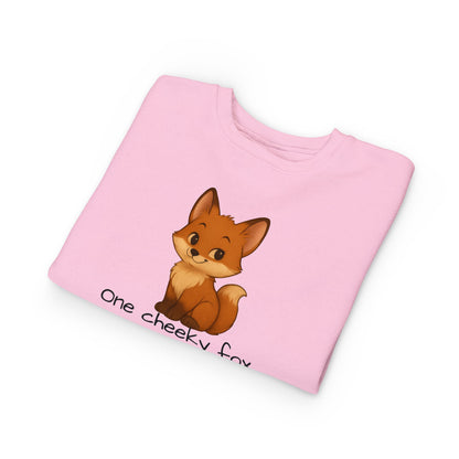 Toddler Fox Sweatshirt – "Cheeky Fox" Cute Kids Pullover