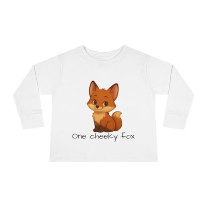 Toddler Long Sleeve Tee – Cheeky Fox Design