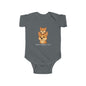 Baby Bodysuit – Daddy Dog & Baby Fox Family Design