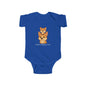 Baby Bodysuit – Daddy Dog & Baby Fox Family Design