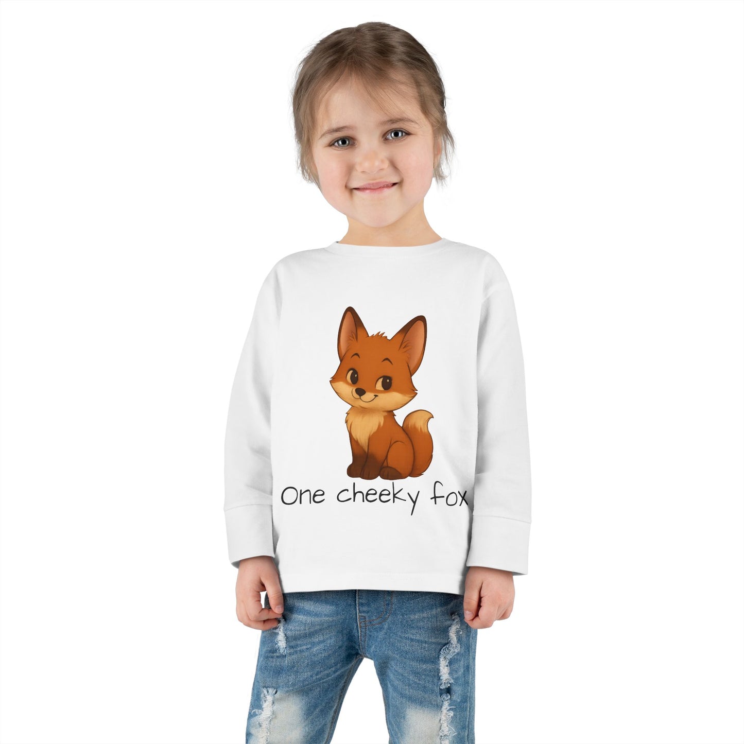 Toddler Long Sleeve Tee – Cheeky Fox Design