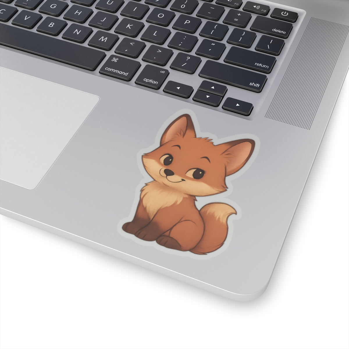 Fox Sticker – "Sweet Fox" Kiss-Cut Vinyl for Laptops & Crafts