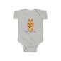 Baby Bodysuit – Daddy Dog & Baby Fox Family Design
