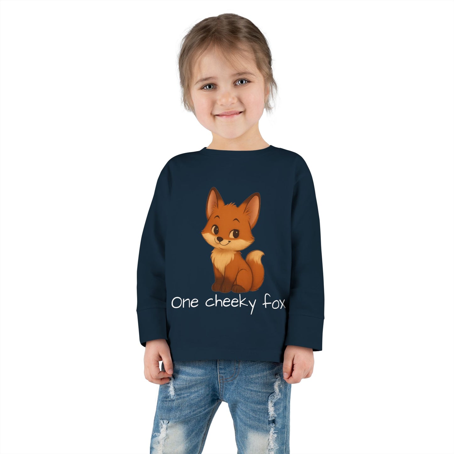 Toddler Long Sleeve Tee – Cheeky Fox Design