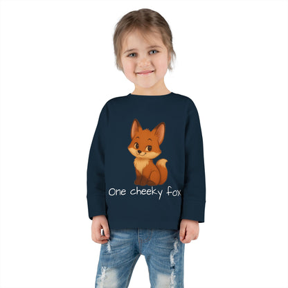 Toddler Long Sleeve Tee – Cheeky Fox Design
