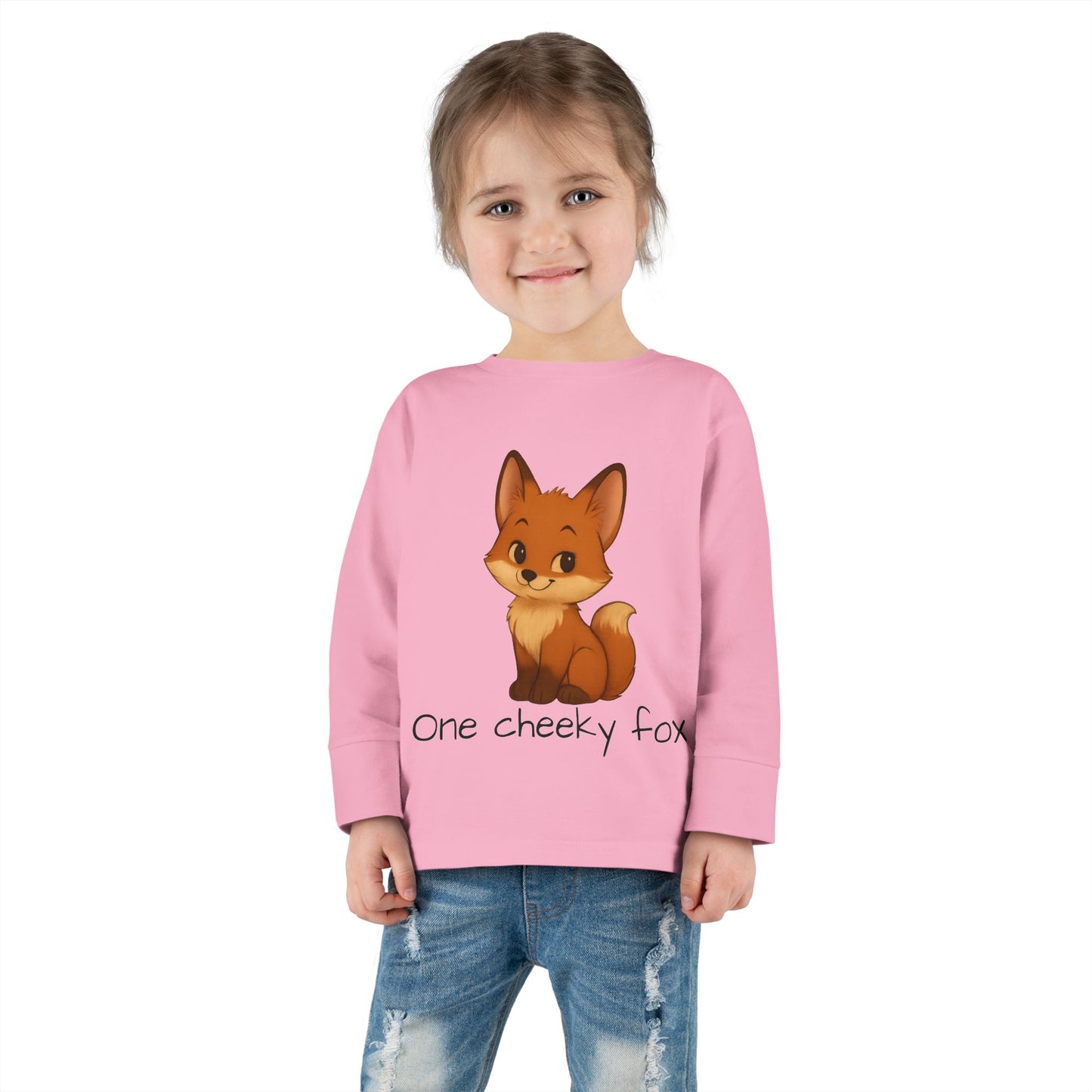Toddler Long Sleeve Tee – Cheeky Fox Design