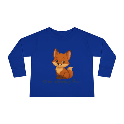 Toddler Long Sleeve Tee – Cheeky Fox Design