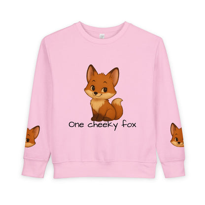 Toddler Fox Sweatshirt – "Cheeky Fox" Cute Kids Pullover
