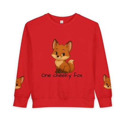 Toddler Fox Sweatshirt – "Cheeky Fox" Cute Kids Pullover