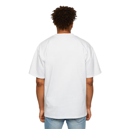 Men's Oversized T-Shirt – "My Fur-mily" Pet Lover Graphic Tee