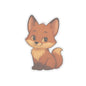 Fox Sticker – "Sweet Fox" Kiss-Cut Vinyl for Laptops & Crafts