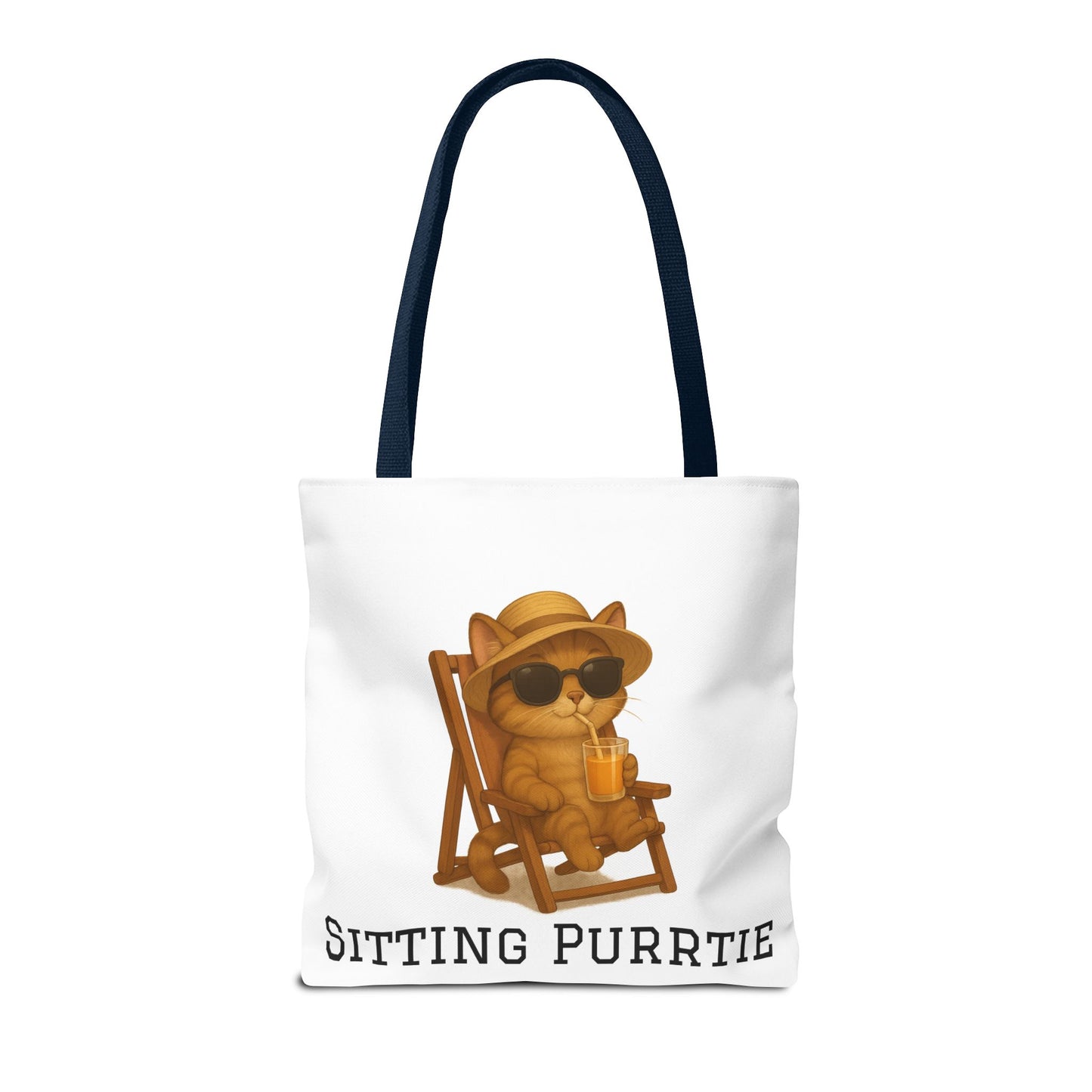 "Sitting Purrtie" Cat Tote – Cute & Eco-Friendly Bag