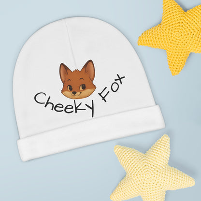 Cheeky Fox Baby Beanie - Soft Infant Hat
