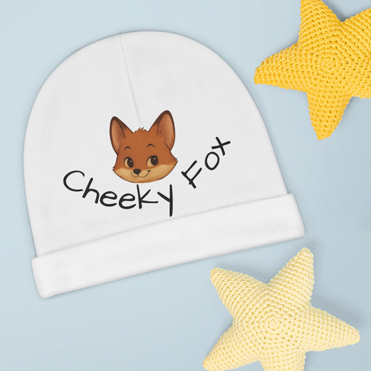 Cheeky Fox Baby Beanie - Soft Infant Hat