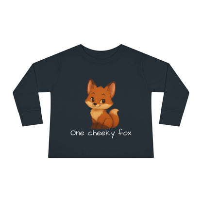 Toddler Long Sleeve Tee – Cheeky Fox Design